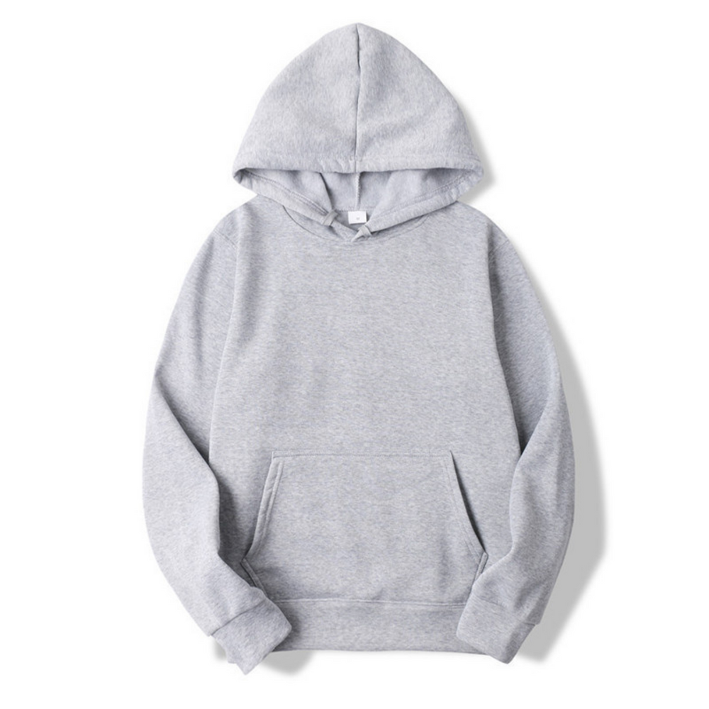 Komfortabler Unisex Kapuzenpullover aus weichem Material, ideal für entspannte Freizeit-Looks.