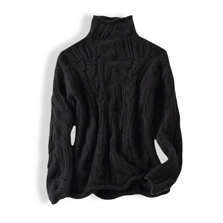 Eleganter Damen Langarm Pullover, klassisches Oberteil für Büro, Freizeit und stilvolle Herbstlooks.