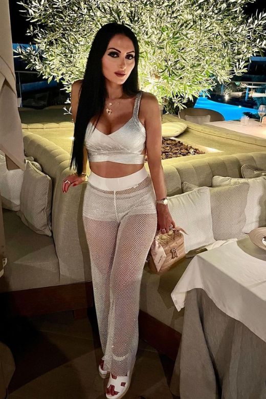 Trendiges Damen Wickel Crop Top, goldfarben, mit V-Ausschnitt für besondere Anlässe & Events.