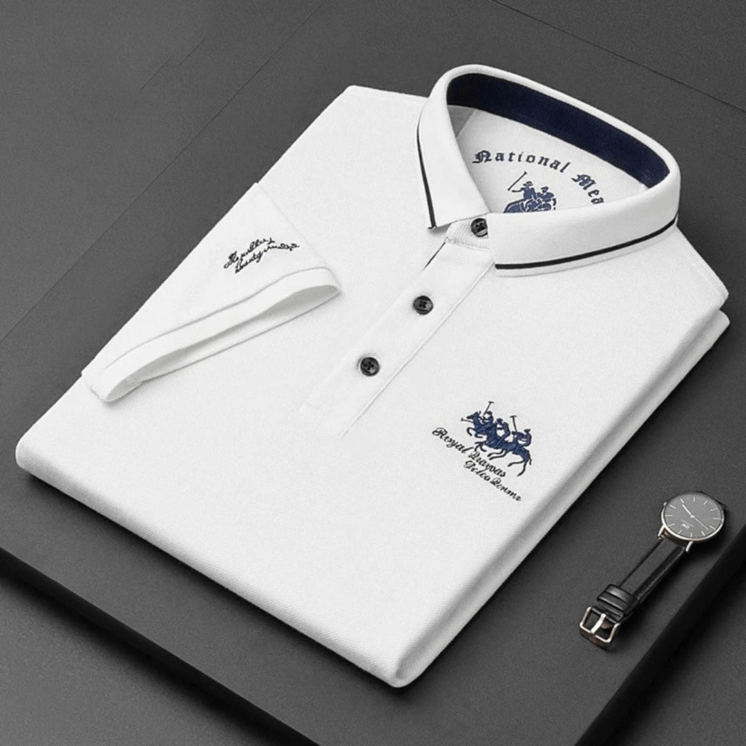 Klassisches Herren Luxus Polohemd, perfekt für Business Casual. Stilvolles, langlebiges Design für den modernen Mann.