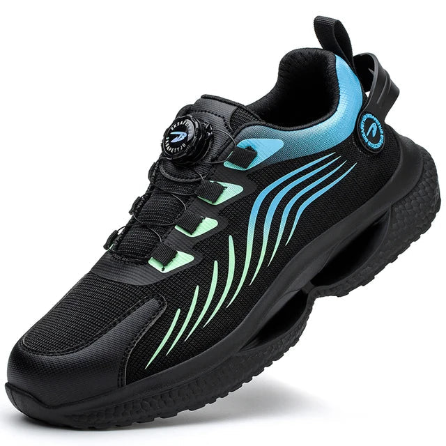 Komfortable Schutzschuhe mit Stahlkappe, atmungsaktiv für lange Arbeitstage.