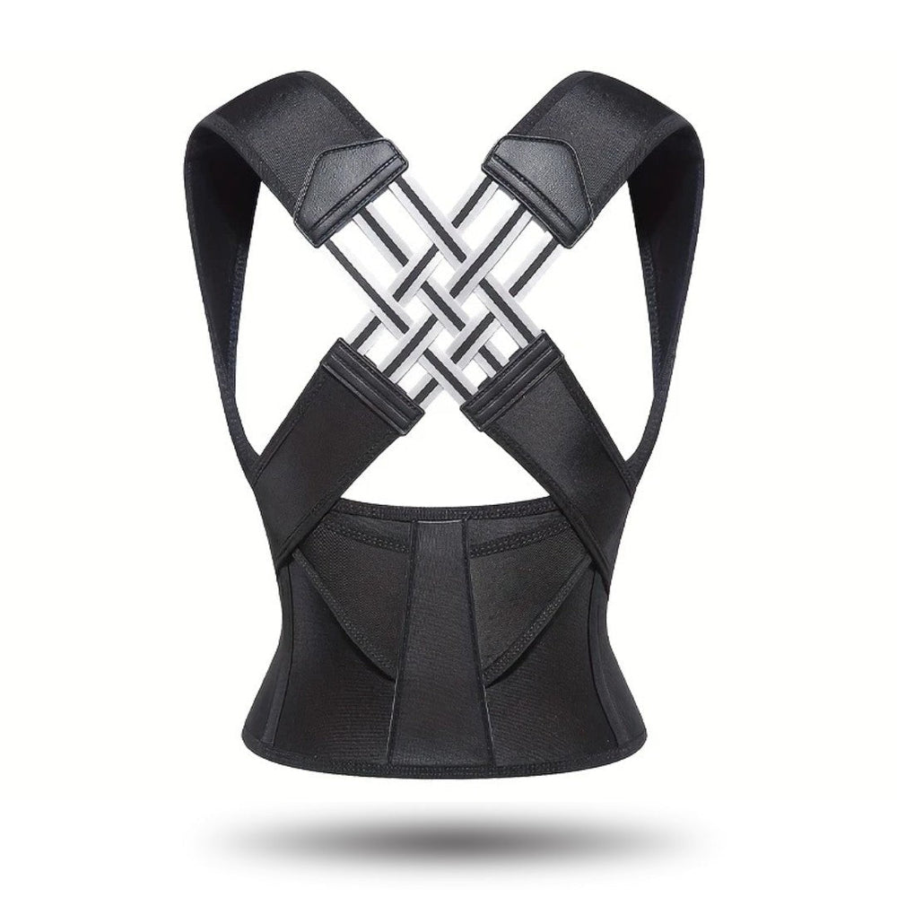 Atmungsaktive Rückenbandage aus Spandex für Haltungskorrektur & Rückenunterstützung. Maximaler Komfort.
