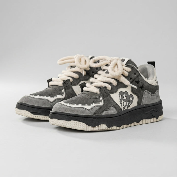 Klassische Retro Vintage Skate Sneaker für Herren von Jeffrey, bequemer Freizeitschuh.