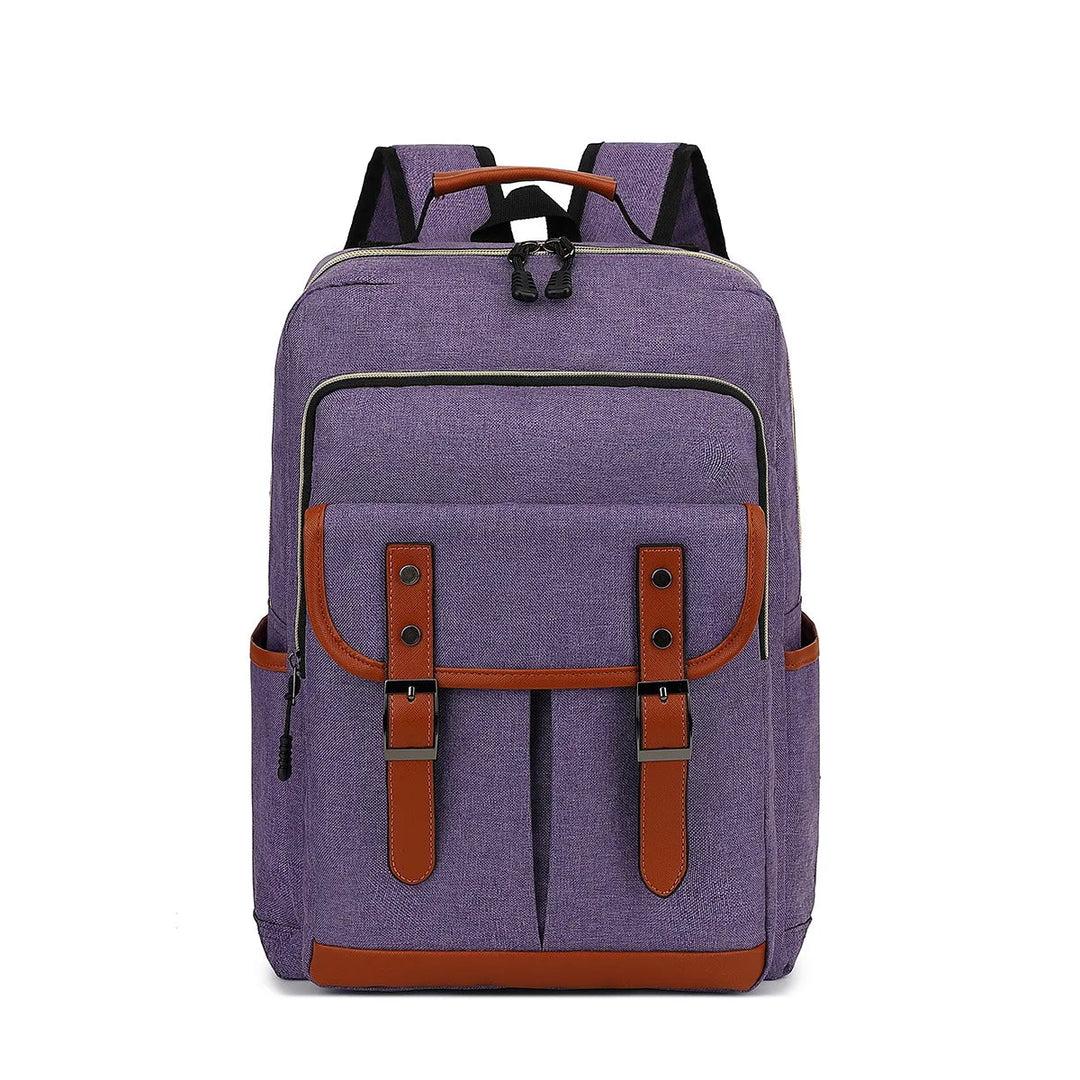 Geräumiger Vintage Rucksack, wasserdicht, perfekt für Reisen und als Uni Rucksack.