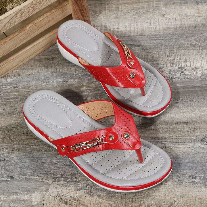 Komfortable orthopädische Flip-Flops für Damen, perfekt für Fußgesundheit und sommerlichen Tragekomfort.