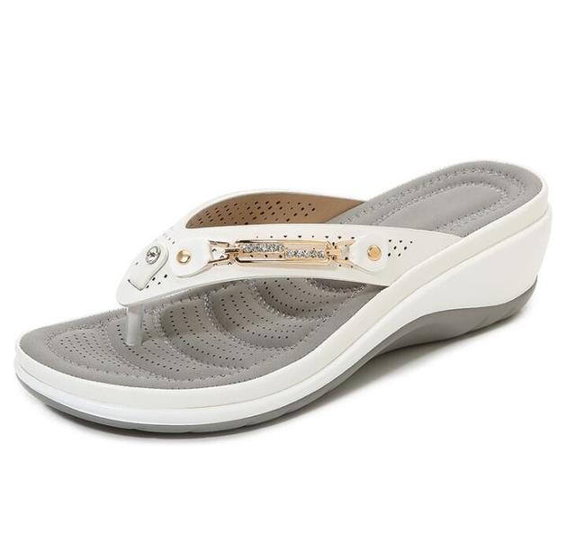 Orthopädische Damen-Zehensandalen für den Sommer, bieten Fußgesundheit, Haltungskorrektur & Schmerzlinderung.