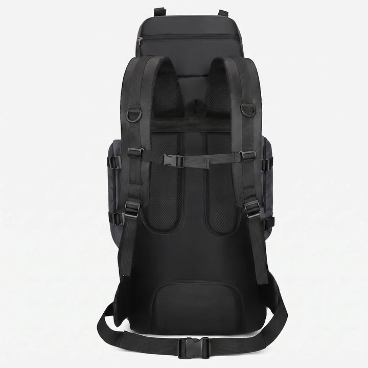 Ergonomischer Outdoor Rucksack 90L, komfortabel für ausgedehnte Wanderungen und Camping-Ausflüge.