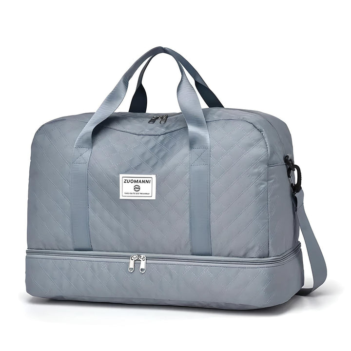 Elegante Damen Reisetasche, stilvoller Weekender, optimal für Business-Reisen und kurze Ausflüge mit viel Organisation.