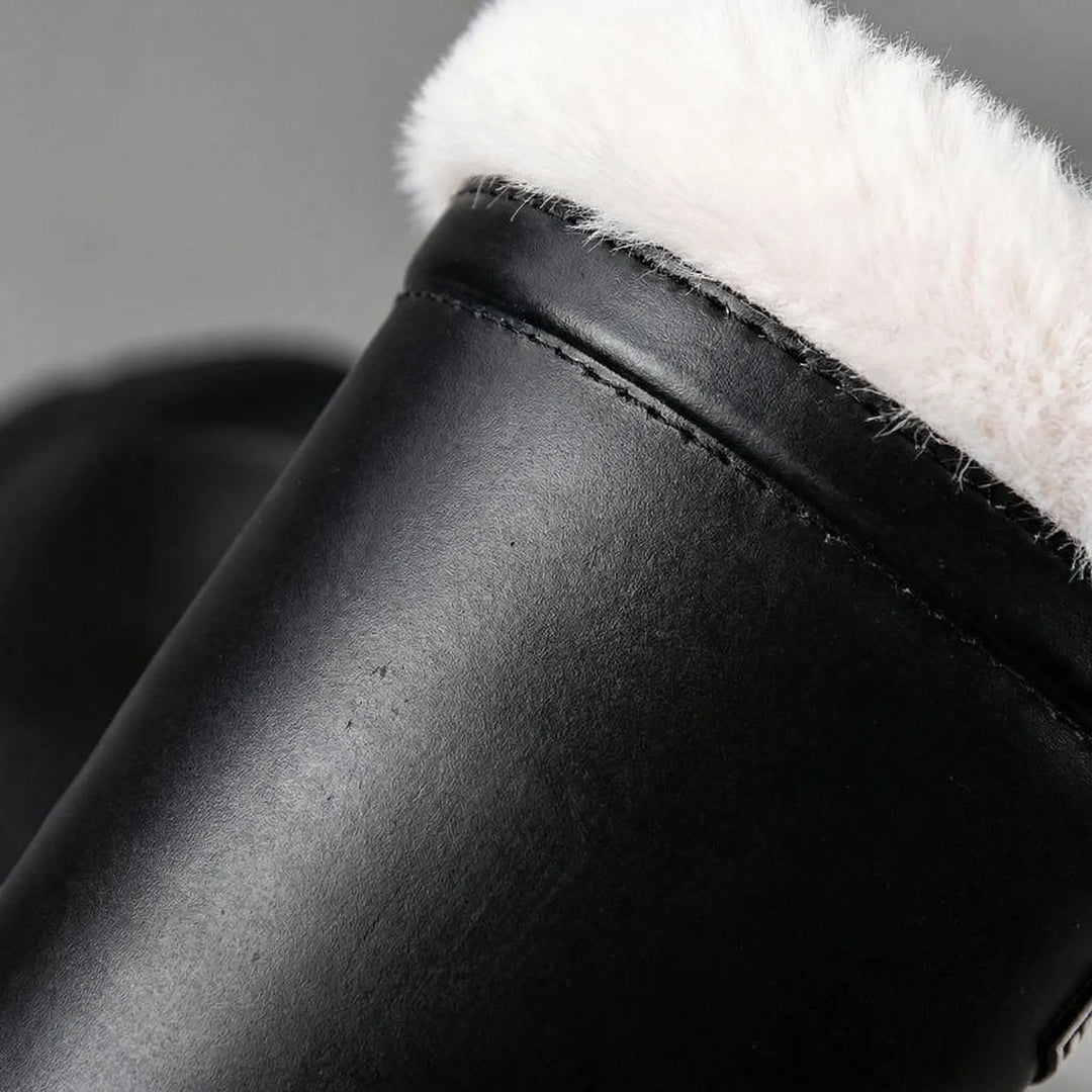 Warme Catharina Damen Herbststiefel, wasserdicht und knöchelhoch. Ideal als Schlupfstiefel für kalte Tage.