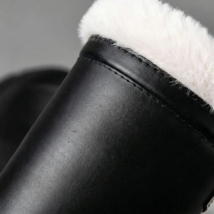 Warme Catharina Damen Herbststiefel, wasserdicht und knöchelhoch. Ideal als Schlupfstiefel für kalte Tage.
