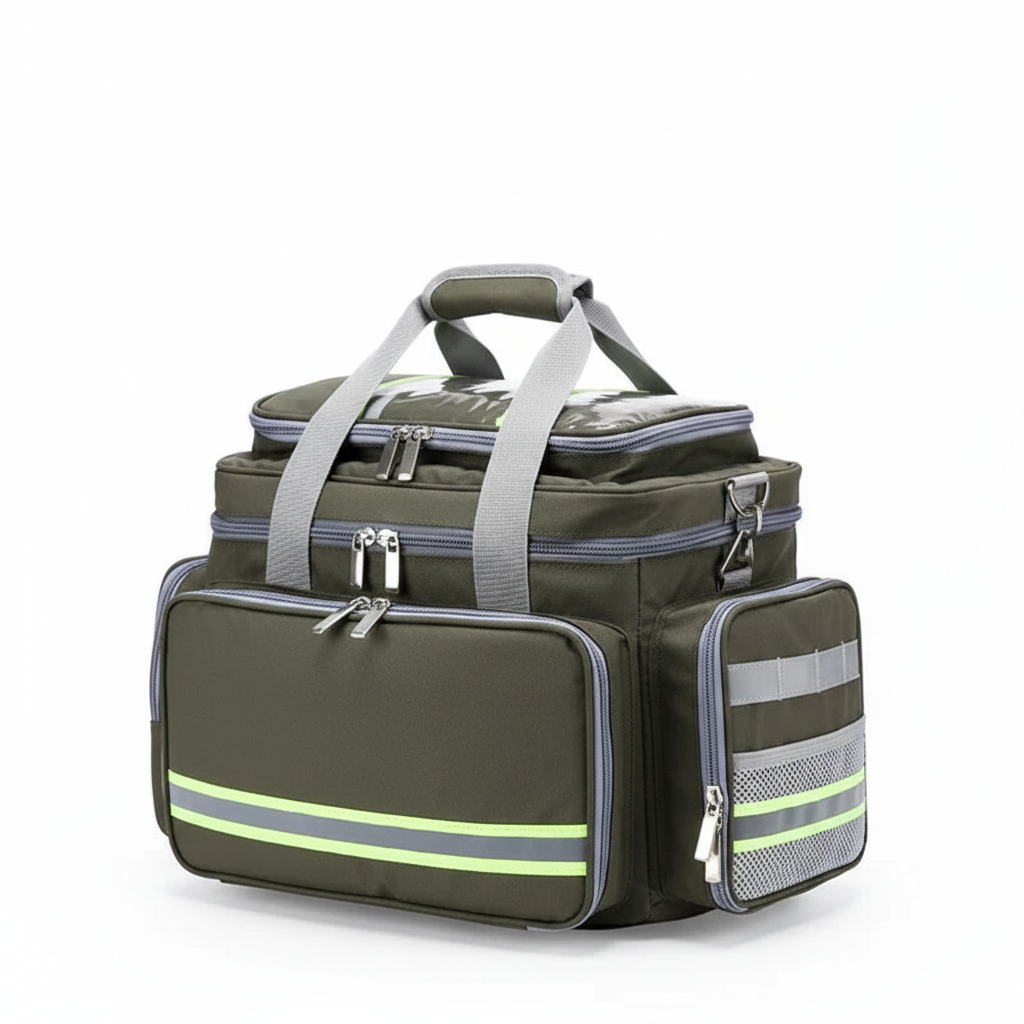 Kompakte, wasserdichte Notfalltasche für Notfallausrüstung, unverzichtbar für Sicherheit, Reisen & Outdoor-Aktivitäten.