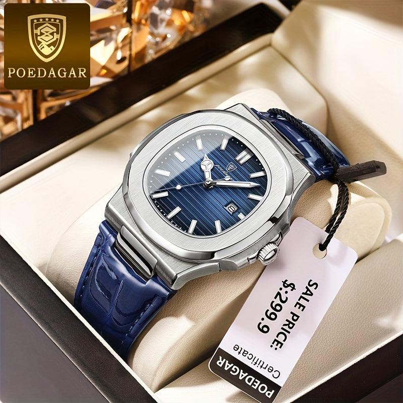 Elegante TimeMaster Herrenuhr mit präzisem Quarzwerk und modernem Design.