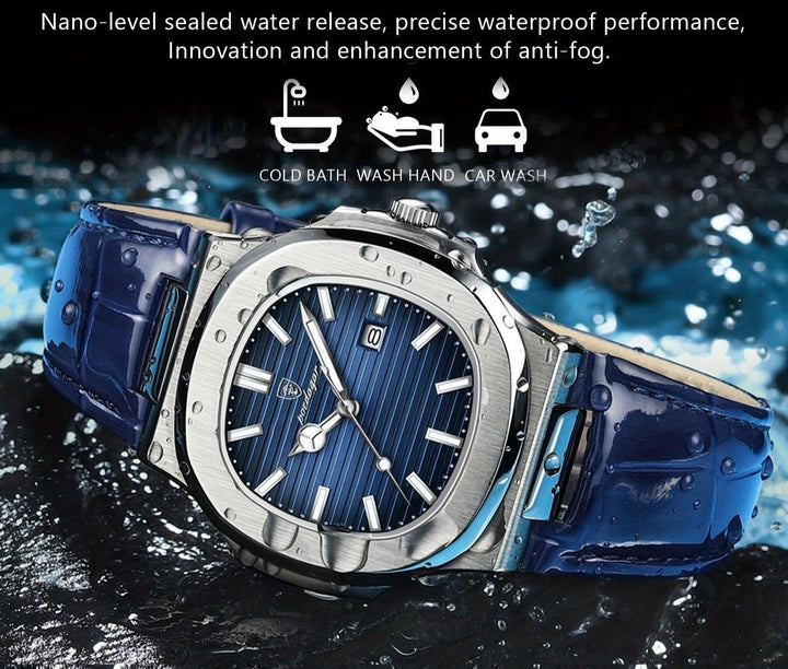 Funktionale Herrenuhr TimeMaster aus Edelstahl, ideal als stilvolles Accessoire.