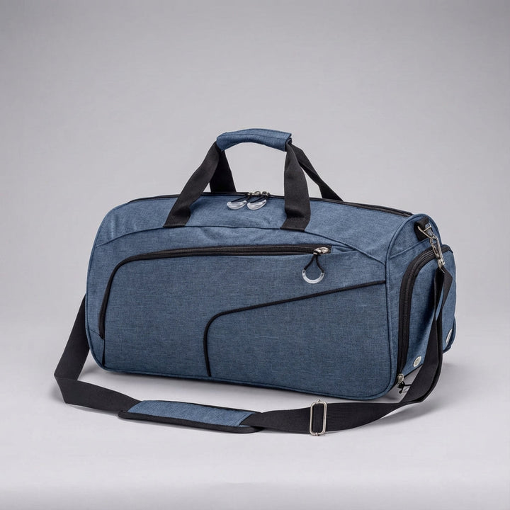 Moderne 35L wasserdichte FlexDuffel als vielseitige Sporttasche und Reisetasche, mit Tragegriffen.