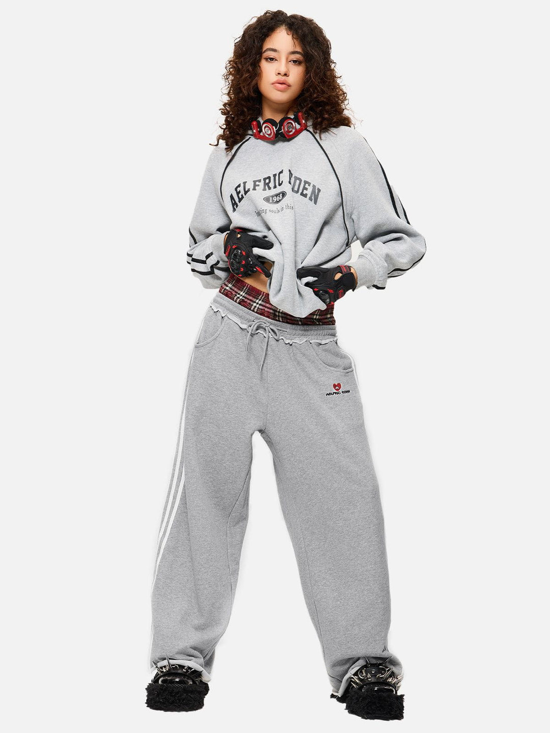 Retro-inspirierte weite Damen Freizeithose Janine, lässig geschnitten für maximalen Komfort.