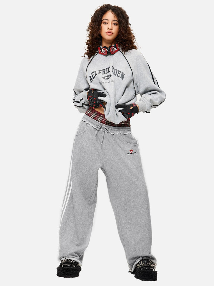 Retro-inspirierte weite Damen Freizeithose Janine, lässig geschnitten für maximalen Komfort.