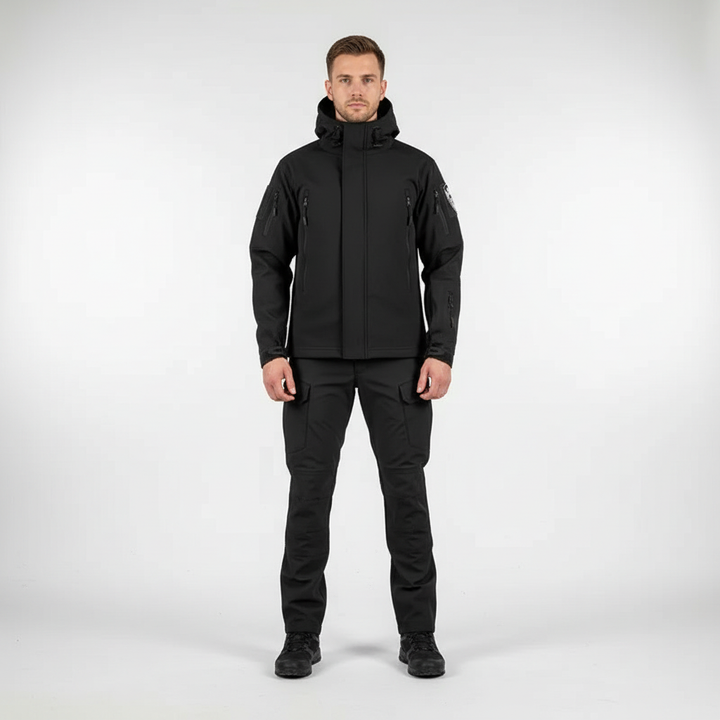 Winddichte Herren-Regenjacke für Outdoor-Sport. Atmungsaktive & wasserfeste Funktionsjacke, perfekt zum Wandern.