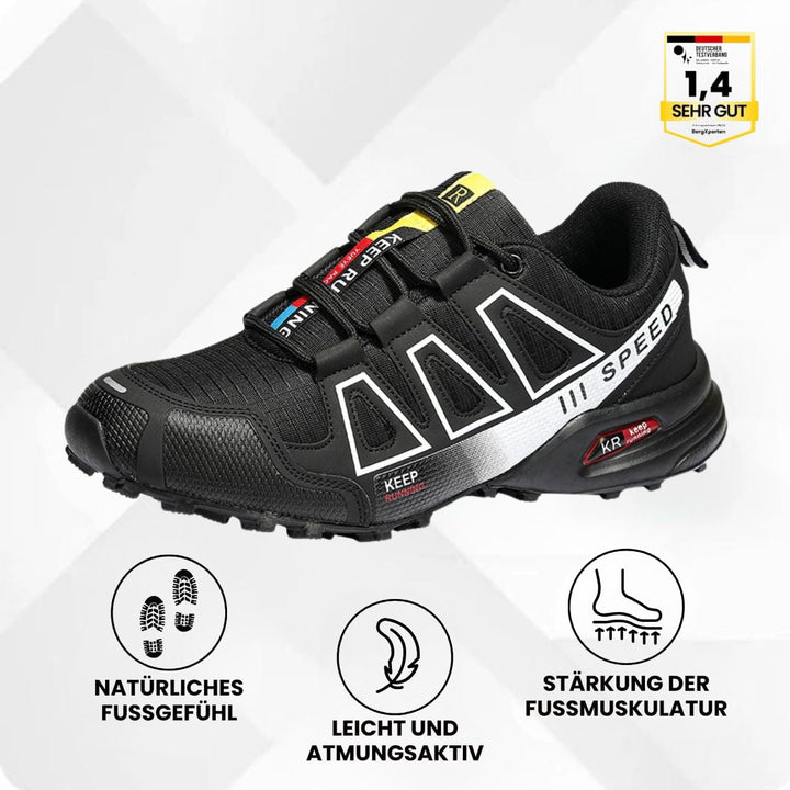 Wasserdichte ORTHOTREKKING Wanderschuhe in modernem Unisex-Design.
