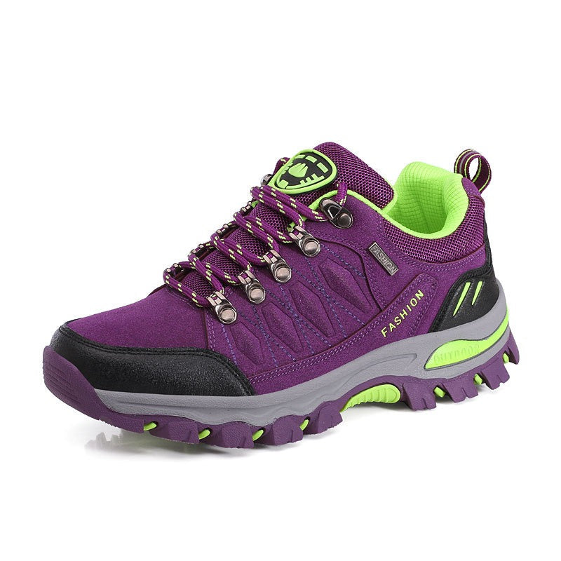 Robuste Damen Wanderstiefel, wasserdicht & gedämpft, ideal für Trekking im Herbst und Winter.