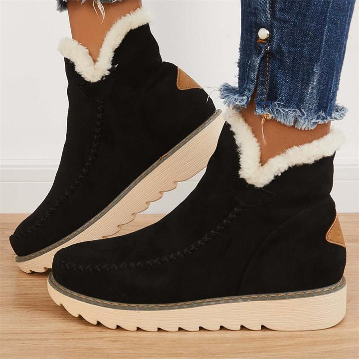 Komfortable, ergonomische Damen Winterstiefel mit rutschfester Sohle. Perfekt für lange Spaziergänge bei jedem Wetter.