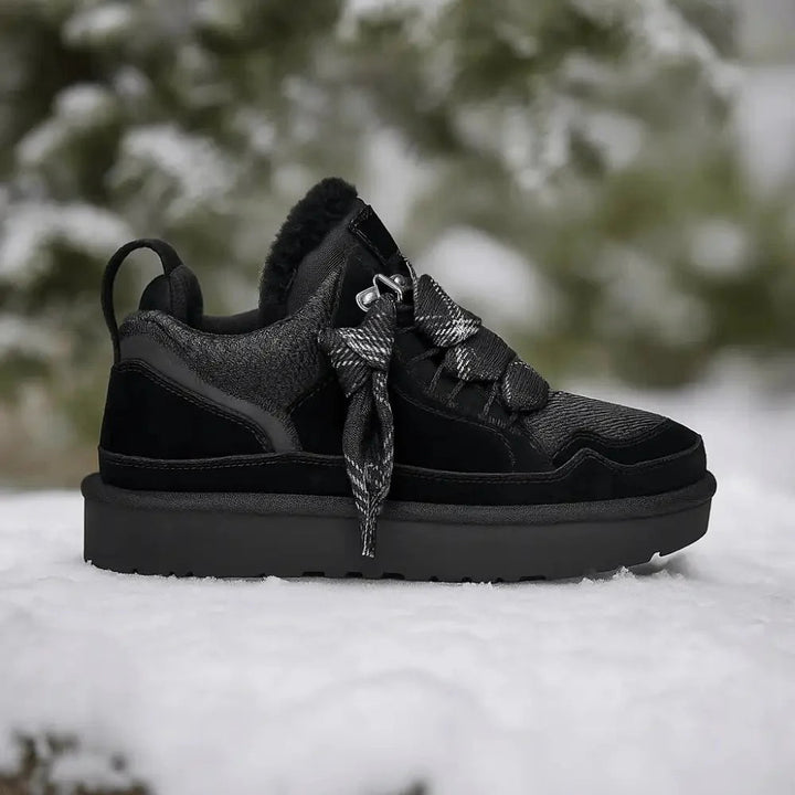 Bequeme Damen Winterstiefeletten mit warmer Fütterung und griffiger Profilsohle für maximalen Komfort.