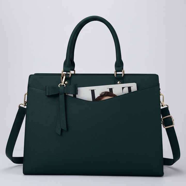 Robuste Laptoptasche Damen: Wasserabweisende Businesstasche mit Schutz für Laptop und wichtige Unterlagen.