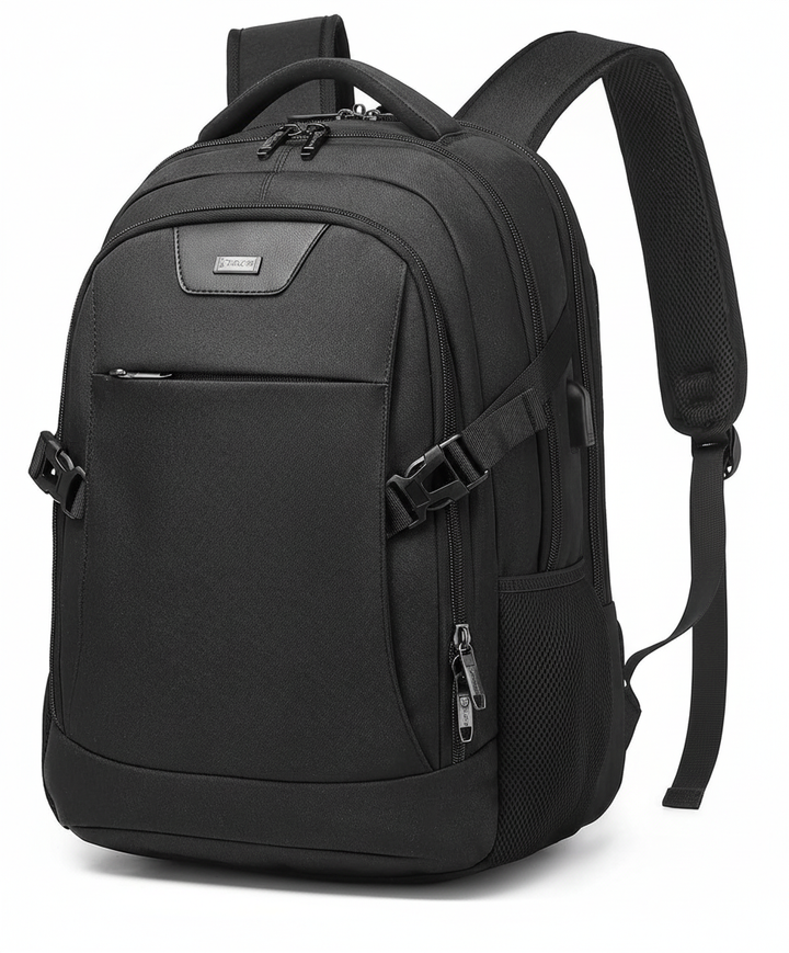Sicherheits-Laptop-Rucksack mit TSA-Schloss, wasserdicht & USB-Anschluss, ideal für sichere Reisen.