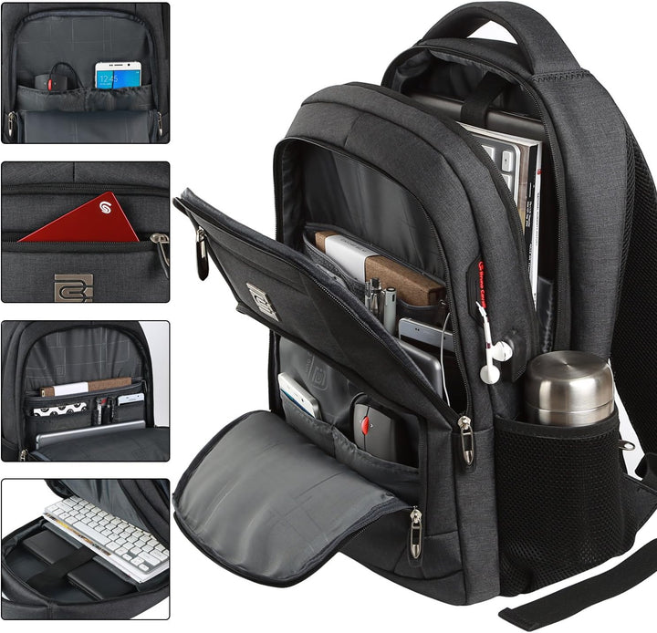 Praktischer SmartBack Alltagsrucksack, wasserdicht, mit USB-Ladefunktion und Laptop-Schutz.