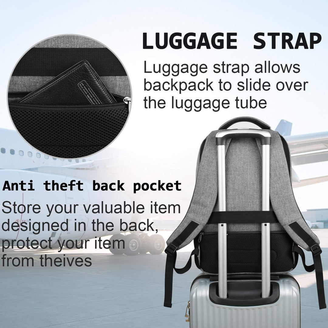 Komfortabler Schulrucksack SmartBack, wasserdicht, für 15-Zoll-Laptops und mit USB-Anschluss.