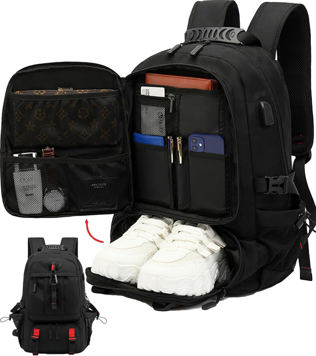 Vielseitiger, wasserdichter TravelMax Rucksack für Alltag, Reise & Sport. Komfortabel & gut organisiert.