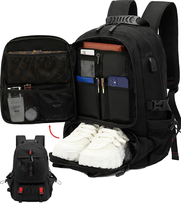 Vielseitiger, wasserdichter TravelMax Rucksack für Alltag, Reise & Sport. Komfortabel & gut organisiert.