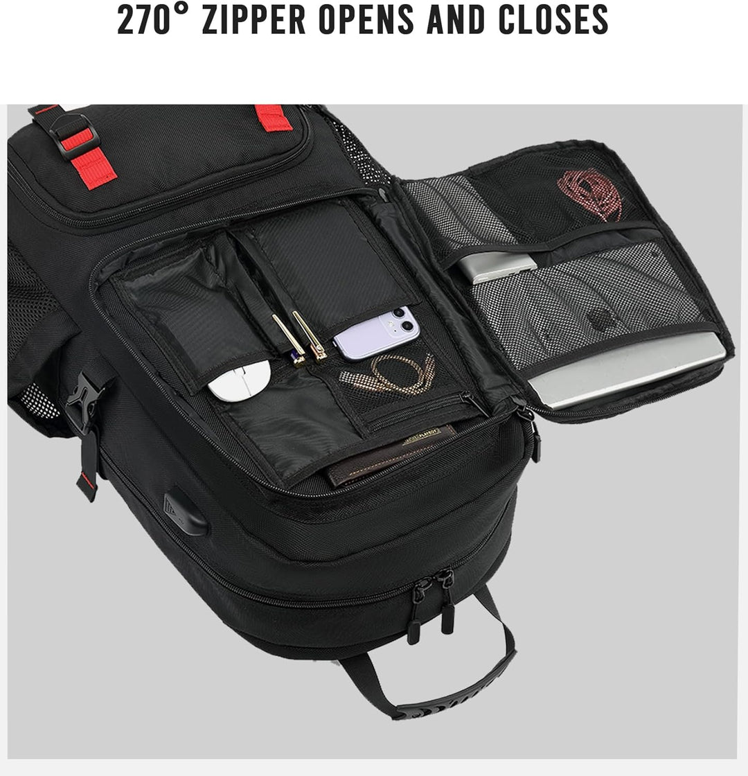 Robuster, wasserdichter TravelMax Outdoor-Rucksack für Wanderungen, Camping & Abenteuer. Langlebiges Gepäck.