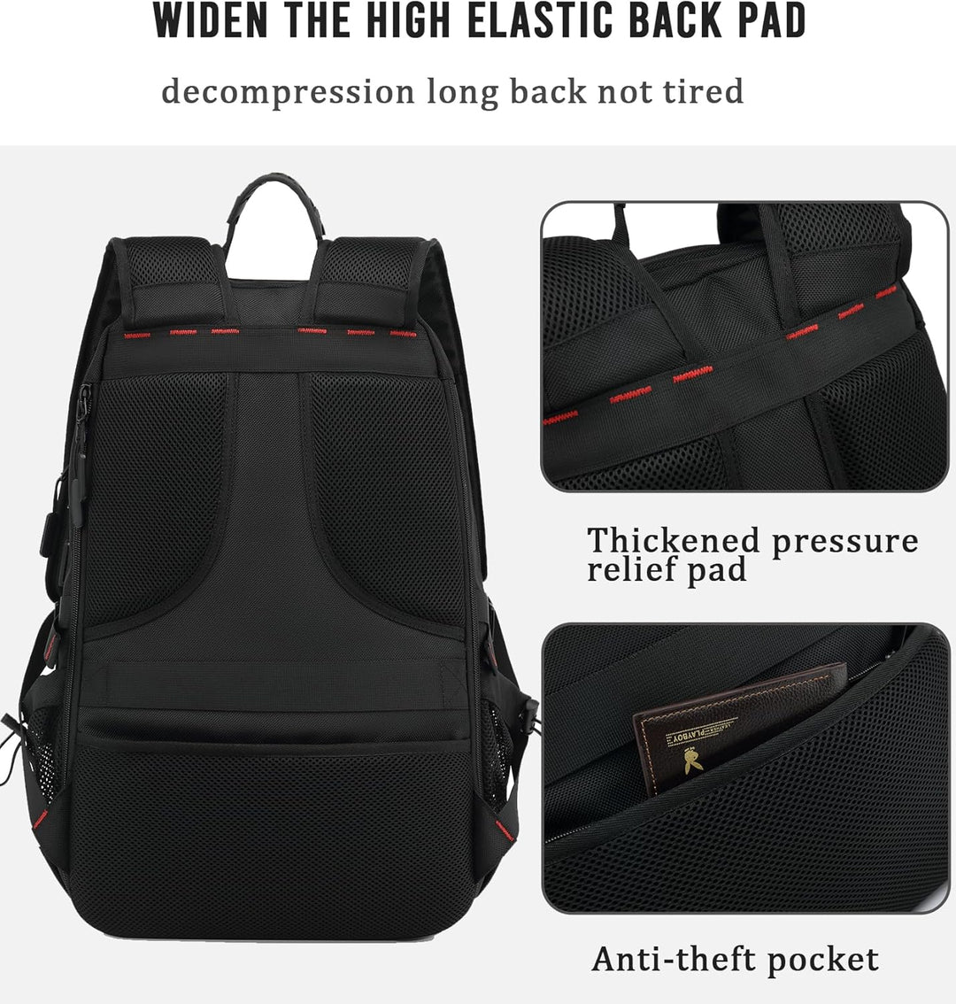 Moderner, wasserdichter TravelMax Rucksack (Vorderansicht). Geräumig & praktisch für Reise, Alltag & Laptop.
