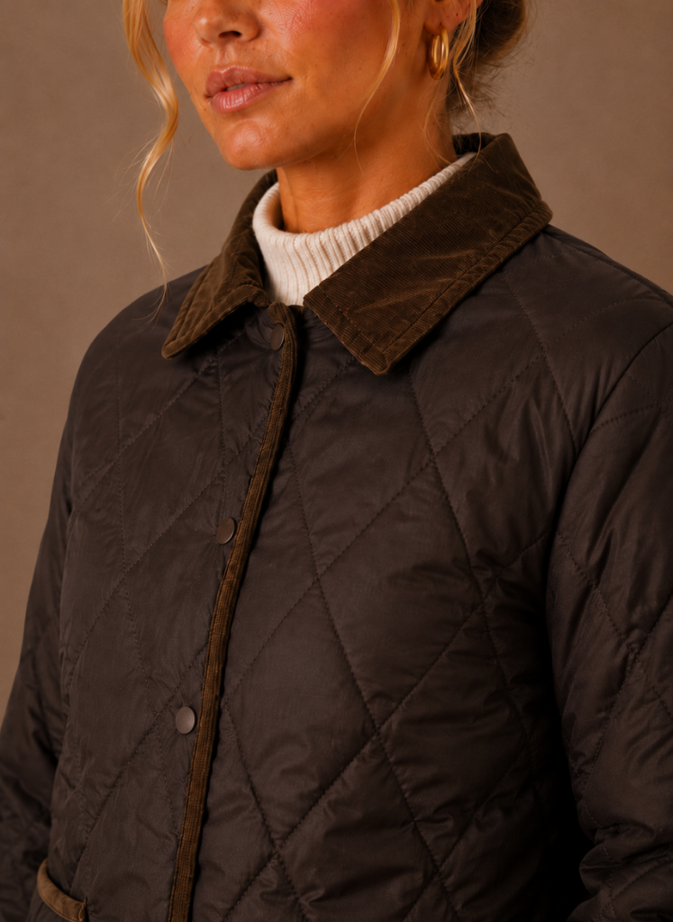 Damen Steppjacke, gesteppt, leicht und bequem. Vielseitige Übergangsjacke für Stadt & Land.