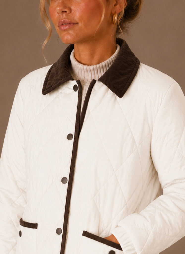Leichte, warme Damen Steppjacke, perfekt für Outdoor-Aktivitäten oder als Alltagskleidung.