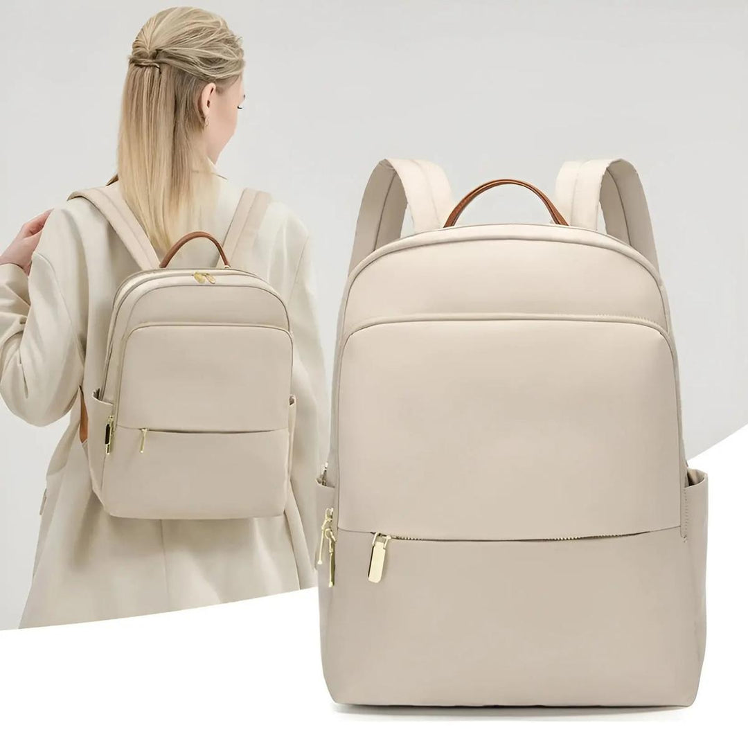 Eleganter Business Laptoprucksack für Damen. Komfortabel, robust, für 14-Zoll Geräte.