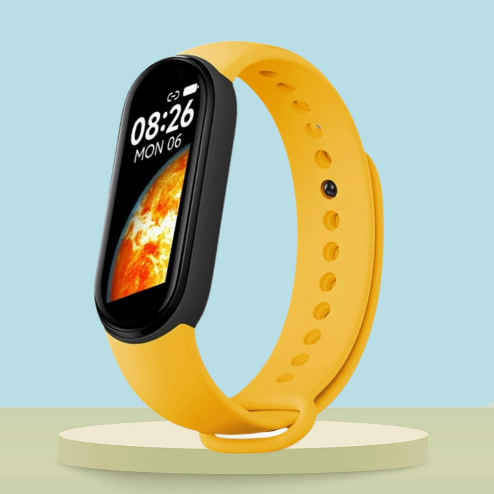 Smartwatch für Kinder mit integriertem Schlaftracker und Gesundheitsmonitor; fördert das Wohlbefinden.