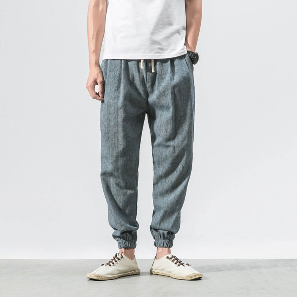 Leichte Freizeithose, stilvoll und entspannt, ideal für täglichen Komfort.
