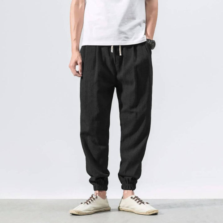 Atmungsaktiver Unisex Jogger, leichte Freizeithose für entspannte Stunden.
