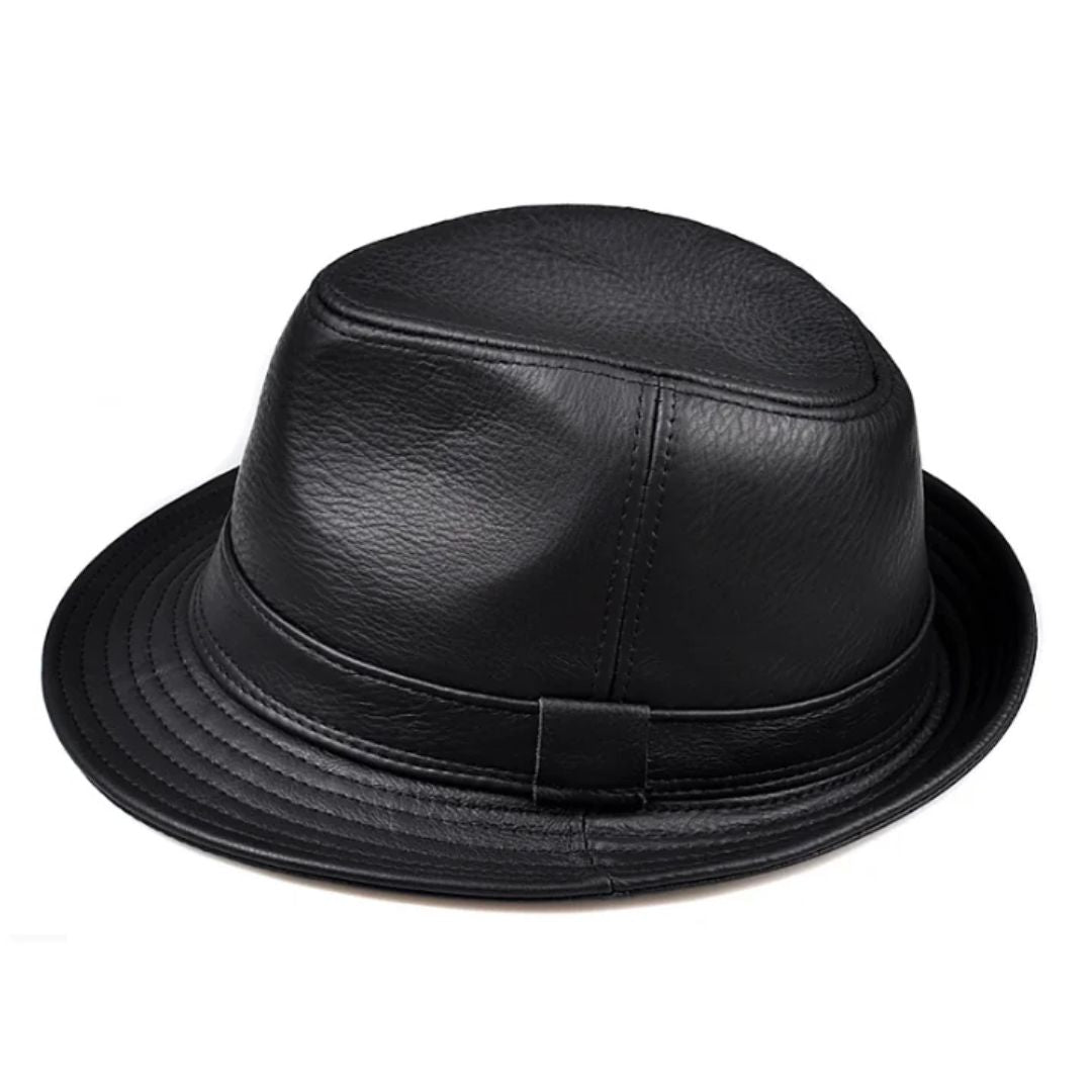 Klassischer Herren Fedora Hut aus Filz, stilvolles Accessoire für modebewusste Männer.