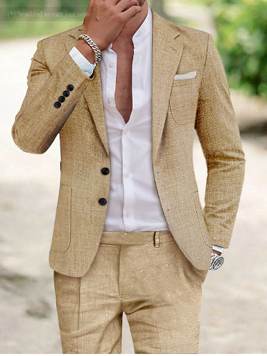 Hochwertiger Herren Anzug mit moderner Einreiher Jacke, vielseitig für Business und elegante Events. Herrenmode.