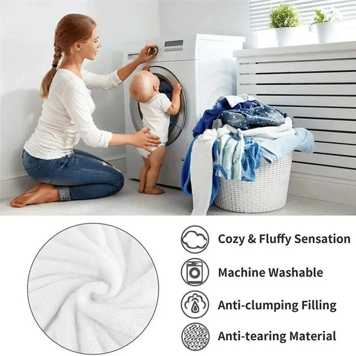 Warme Plüschdecke aus hochwertigem Fleece. Weiche Kuscheldecke für maximalen Komfort im Schlafzimmer oder Wohnzimmer.