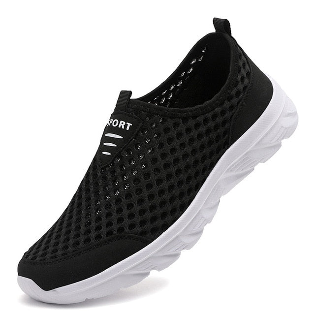 Komfortable orthopädische Herren-Schlupfschuhe FlexAir Mesh, leicht und atmungsaktiv für den Alltag.