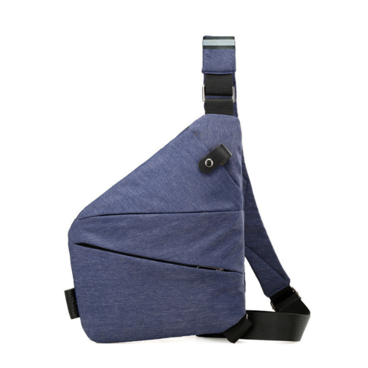 Organisierte Unisex Schultertasche, diebstahlsicher und mit vielen Innenfächern.