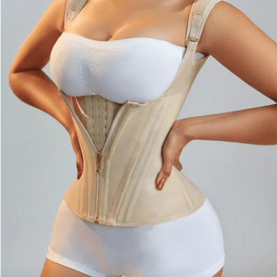 Stilvoller figurformender Bodyshaper für Damen, komfortabel & stützend, in klassischem Schwarz.