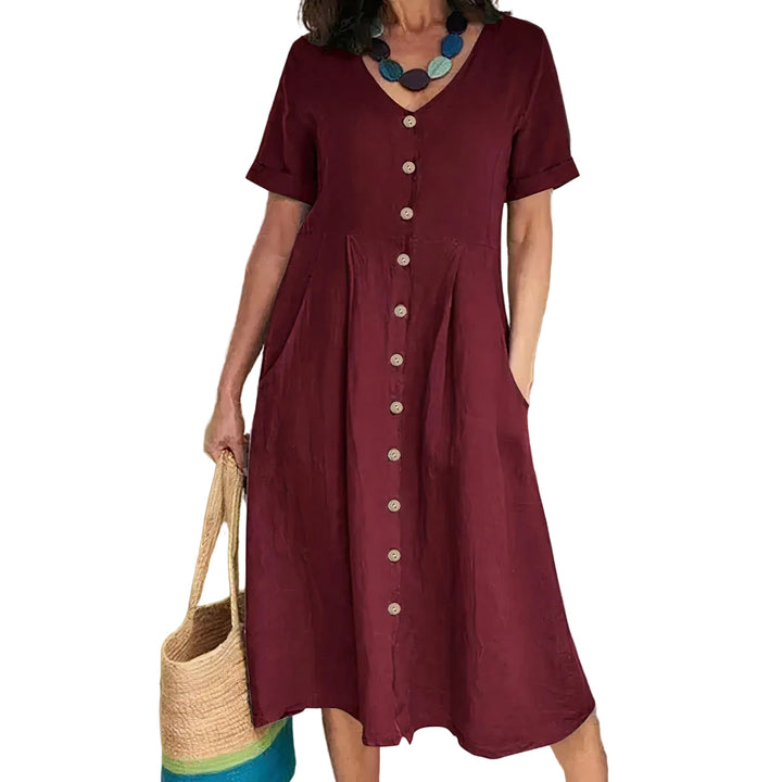 Lässiges Sommerkleid für Frauen, bequeme Passform, ein Must-have für die warme Saison.