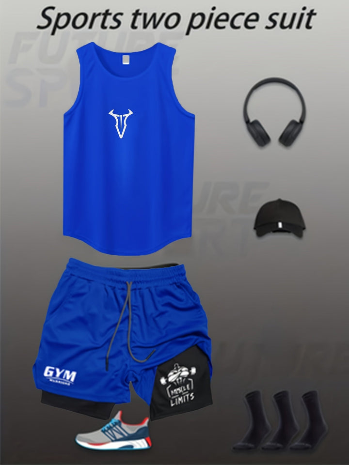 Stylisches Herren Tanktop, perfekt für Gym, Workout und aktive Freizeit, hochwertige Sportmode.
