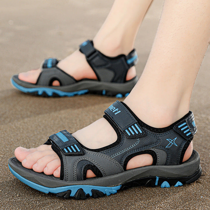 Leichte Unisex Klettsandalen, ideal für Reisen und Outdoor-Abenteuer. Vielseitige Sommerschuhe mit Klettverschluss.