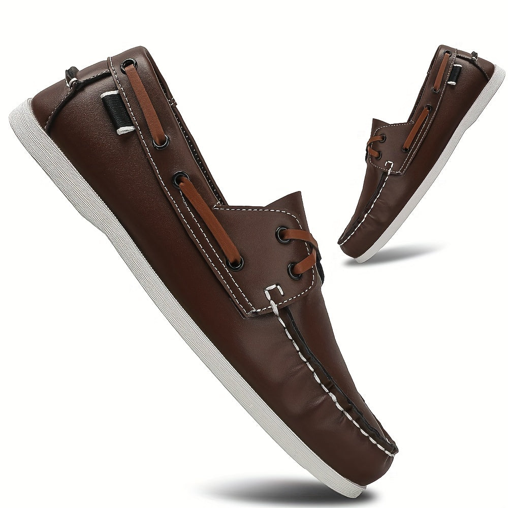 Bequeme Herren Bootschuhe Thijs, perfekt als Freizeit- & Sommerschuhe.