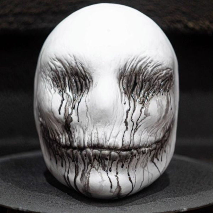 Detailreiche Herren Horror Maske für Halloween-Partys; realistische Verkleidung als Geist oder Monster, gruselig.